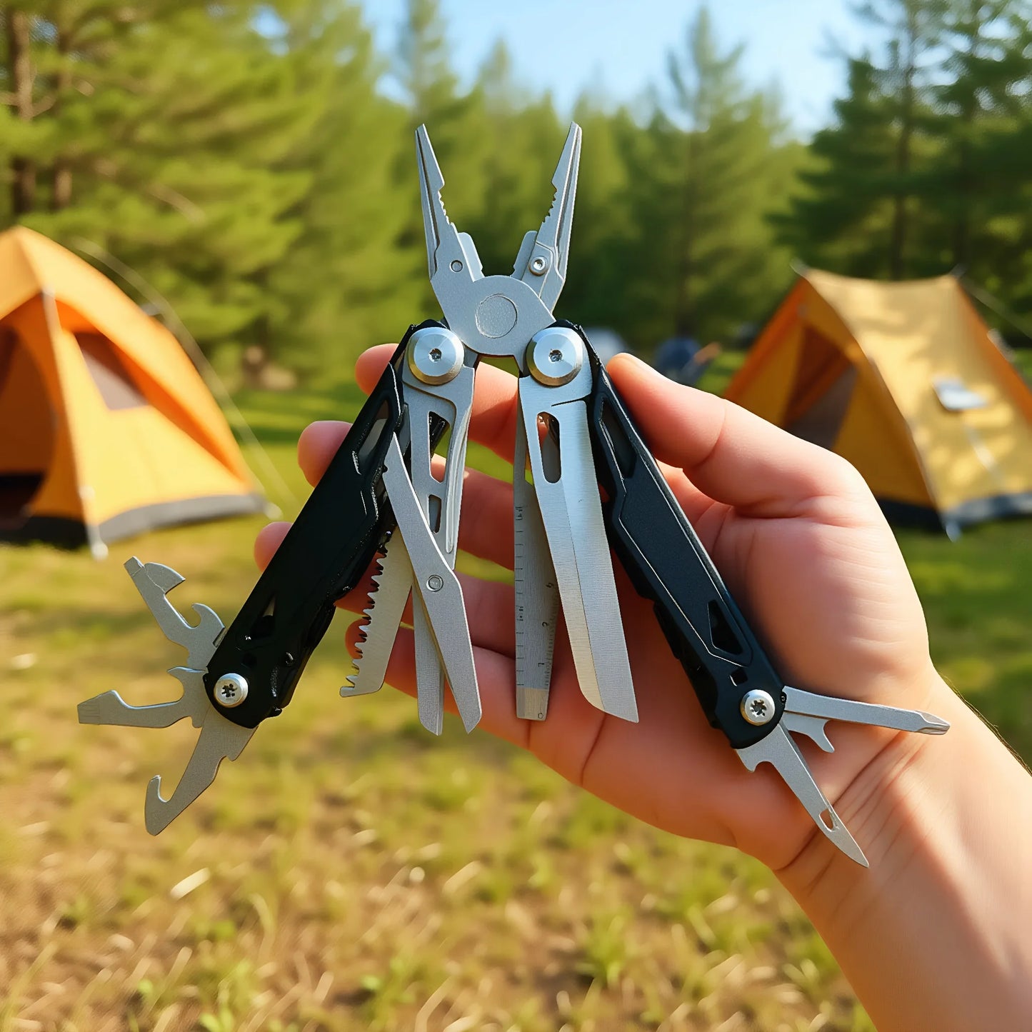 27 In 1 Multitool Pliers Stainless Steel Survival Tool Camping