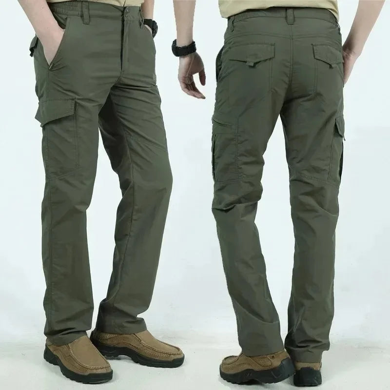 Mens Outdoor Waterproof Camouflage Military Combat Pants For Camping