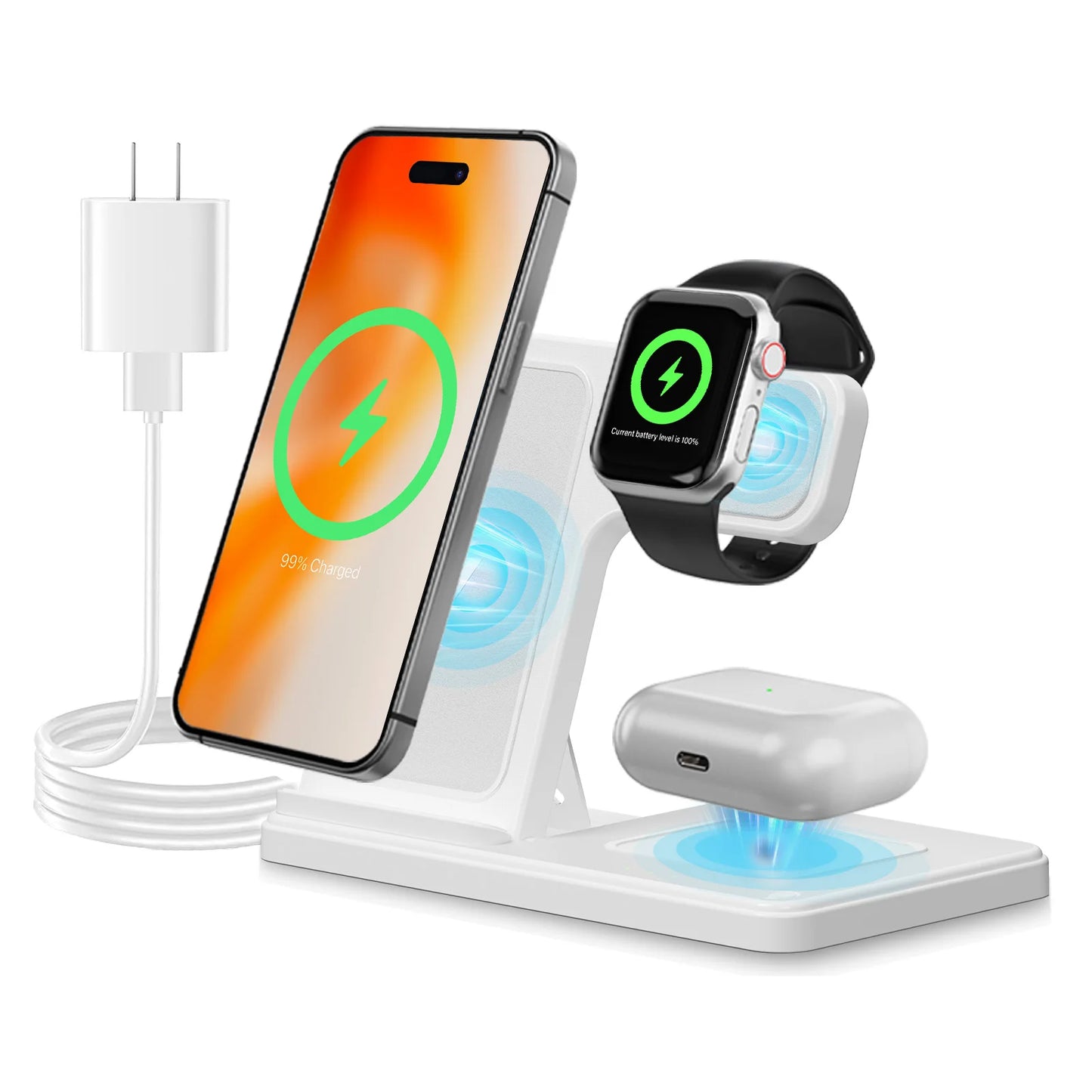 Magnetic Wireless Charger 18W Fast Charging Adapter QC3.0 Certified