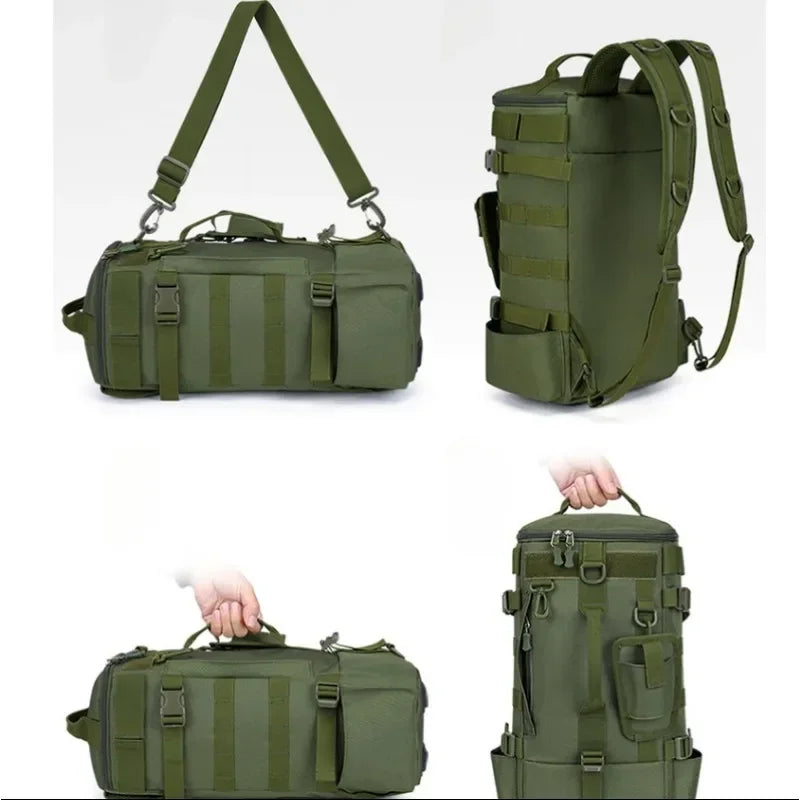 Multifunctional Fishing Backpack For Men With Rod Storage Outdoor Sports