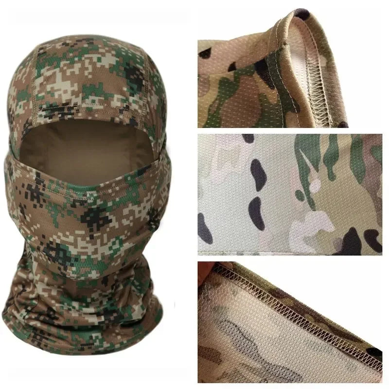 Tactical Balaclava Full Face Mask For Outdoor Sports And Cycling