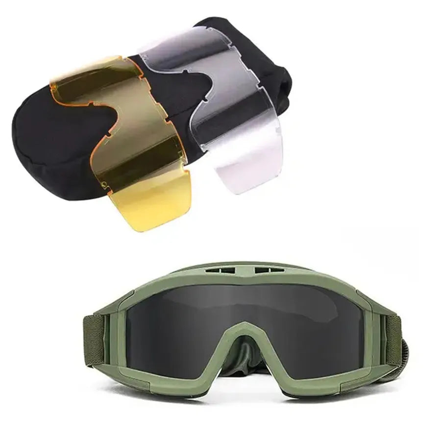 Explosion Proof Shooting Tactical Goggles For Airsoft And Paintball