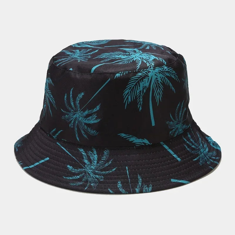 Cotton Sun Protect Bucket Hat Coco Print Unisex Fisherman