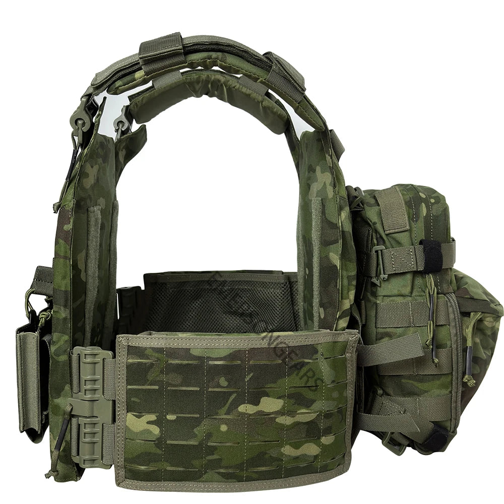 Emersongearscn 1000D Nylon Quick Release Laser Cut Vest Hydration Backpack