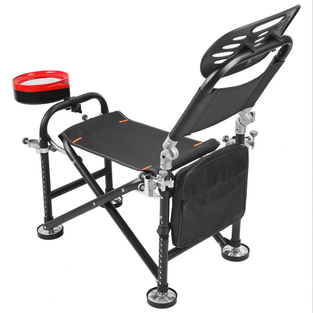 Height Adjustable 13 Gear Fishing Chair With Rod Holder