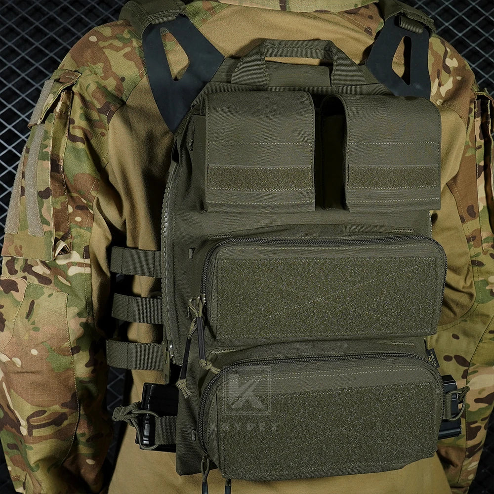 KRYDEX Tactical Modular Back Panel Backpack For AVS JPC