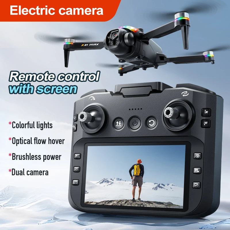 Max FPV Drone With Built In Screen Remote Controller