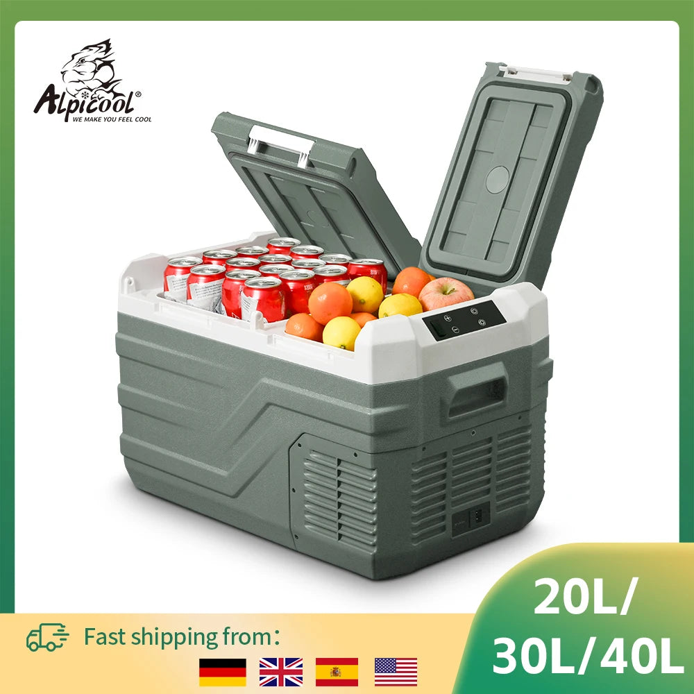 Alpicool NLS Car Refrigerator Mini Fridge Freezer Portable 12V