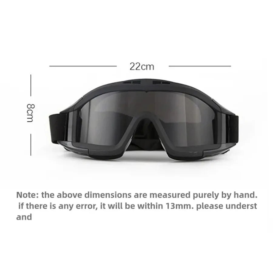 Explosion Proof Shooting Tactical Goggles For Airsoft And Paintball