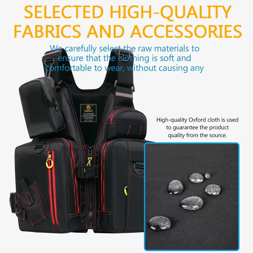 NONECN Multifunctional Life Jacket Vest For Outdoor Fishing