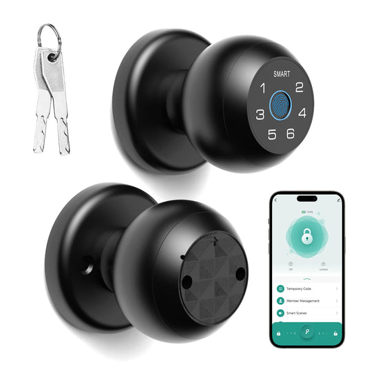 Viladepot Biometric Smart Lock With App Bluetooth Keypad