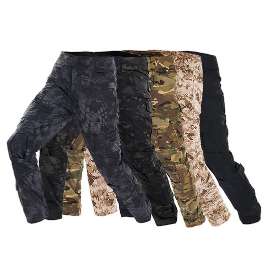 Women Multicam Tactical Pants Camouflage for Outdoor Hiking