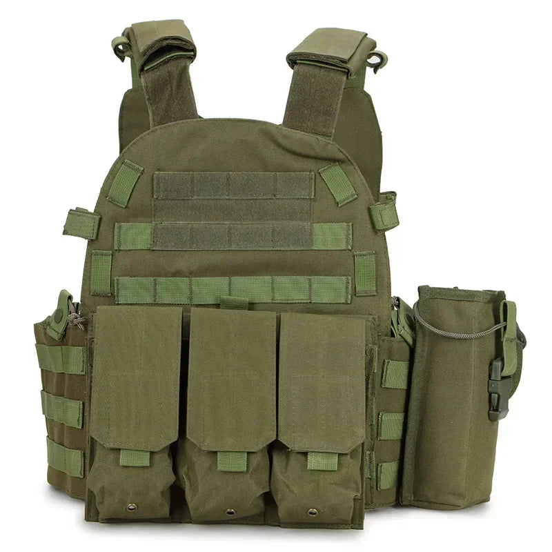 6094 Military Tactical Vest Body Armor Plate Carrier For Airsoft Wargame