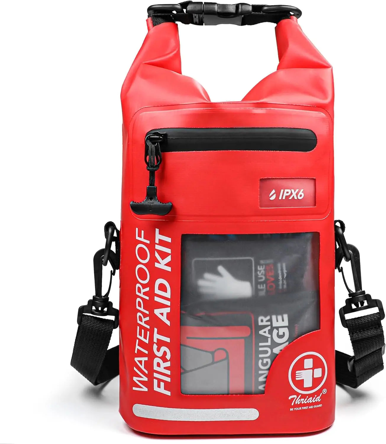 Waterproof 250-Piece First Aid Kit for Outdoor Emergencies