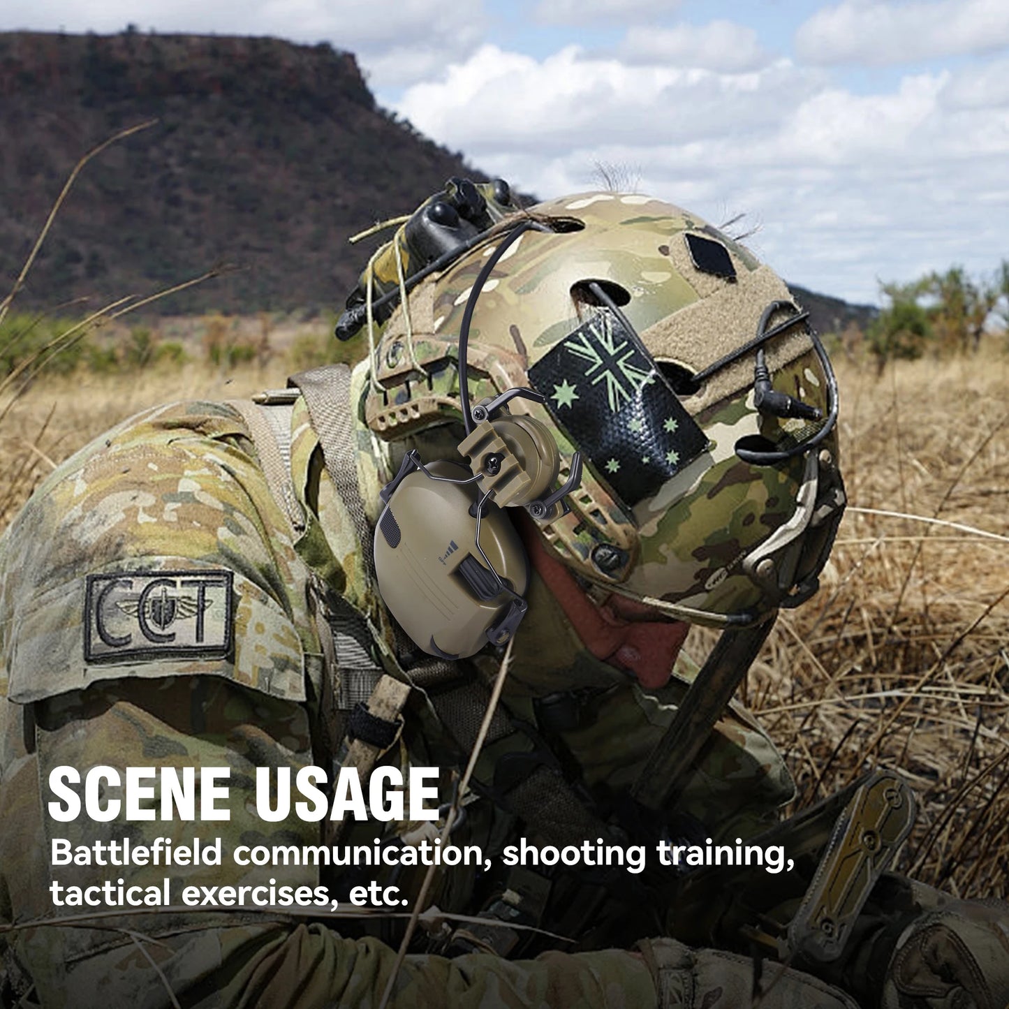 ARM NEXT WK Tactical Electronic Shooting Earmuffs NRR 23dB