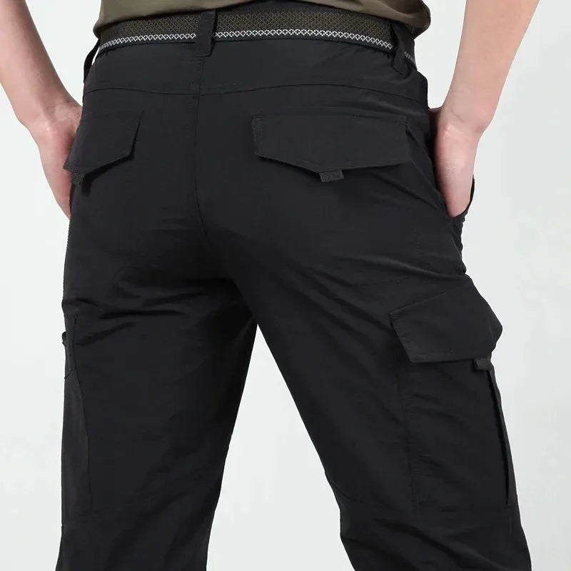 Mens Outdoor Waterproof Camouflage Military Combat Pants For Camping