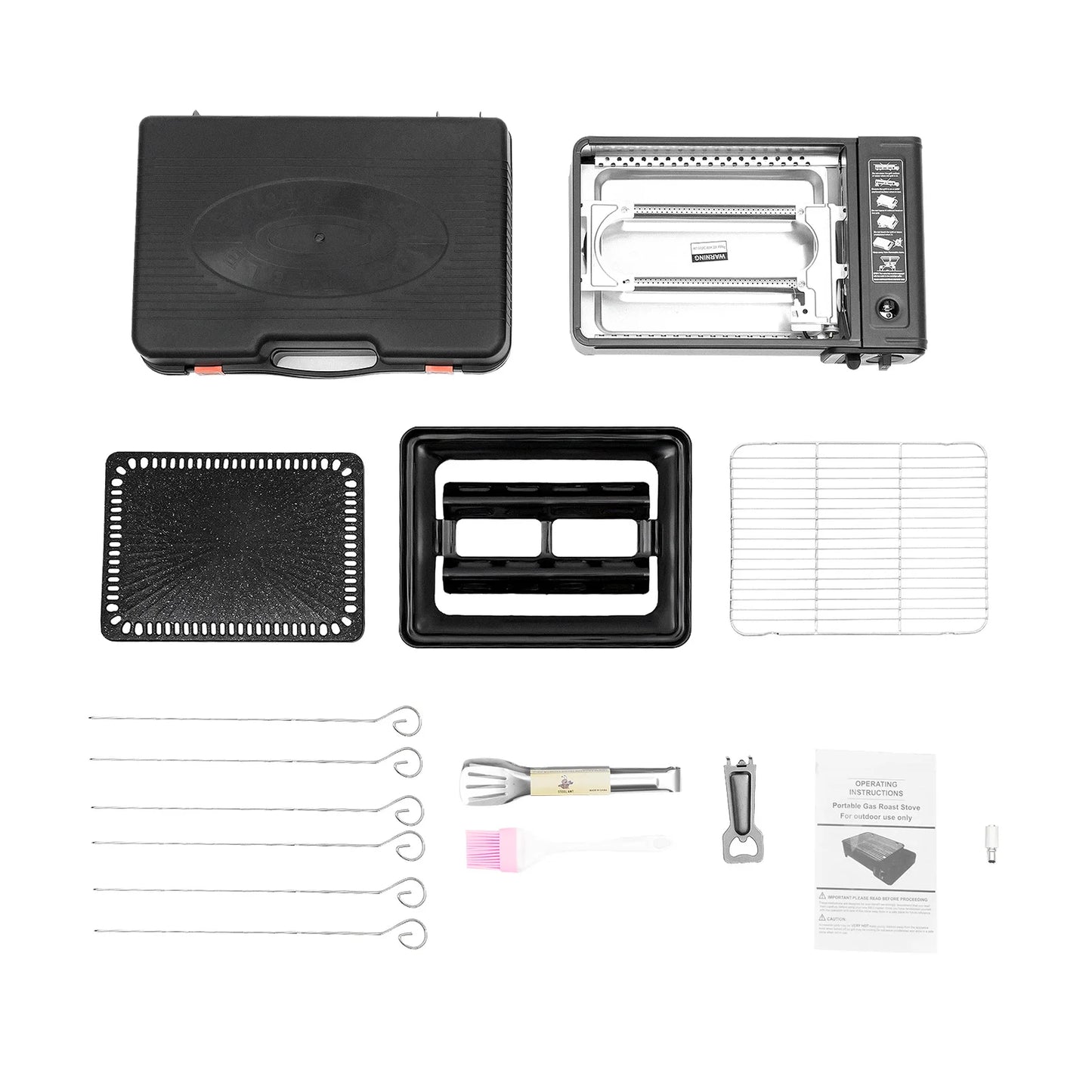 Portable Camping Gas Stove for Outdoor Cooking and Trekking