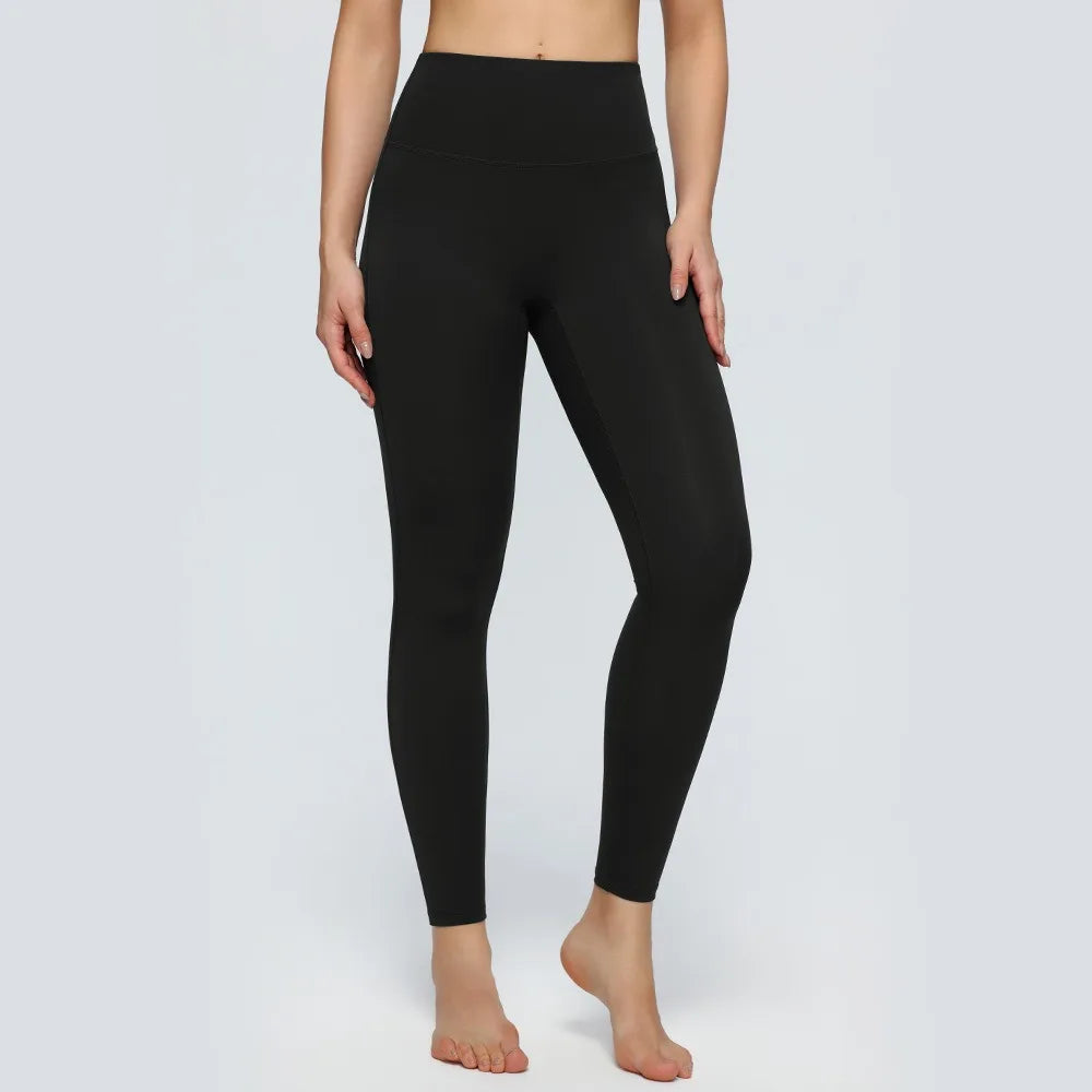 Naked Skin Yoga Leggings Quick Dry High Stretch Butt Lifting